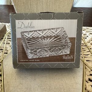 Shannon Crystal Dublin Crystal Soap Dish - New in Box